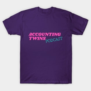 Accounting Twins Podcast Logo T-Shirt